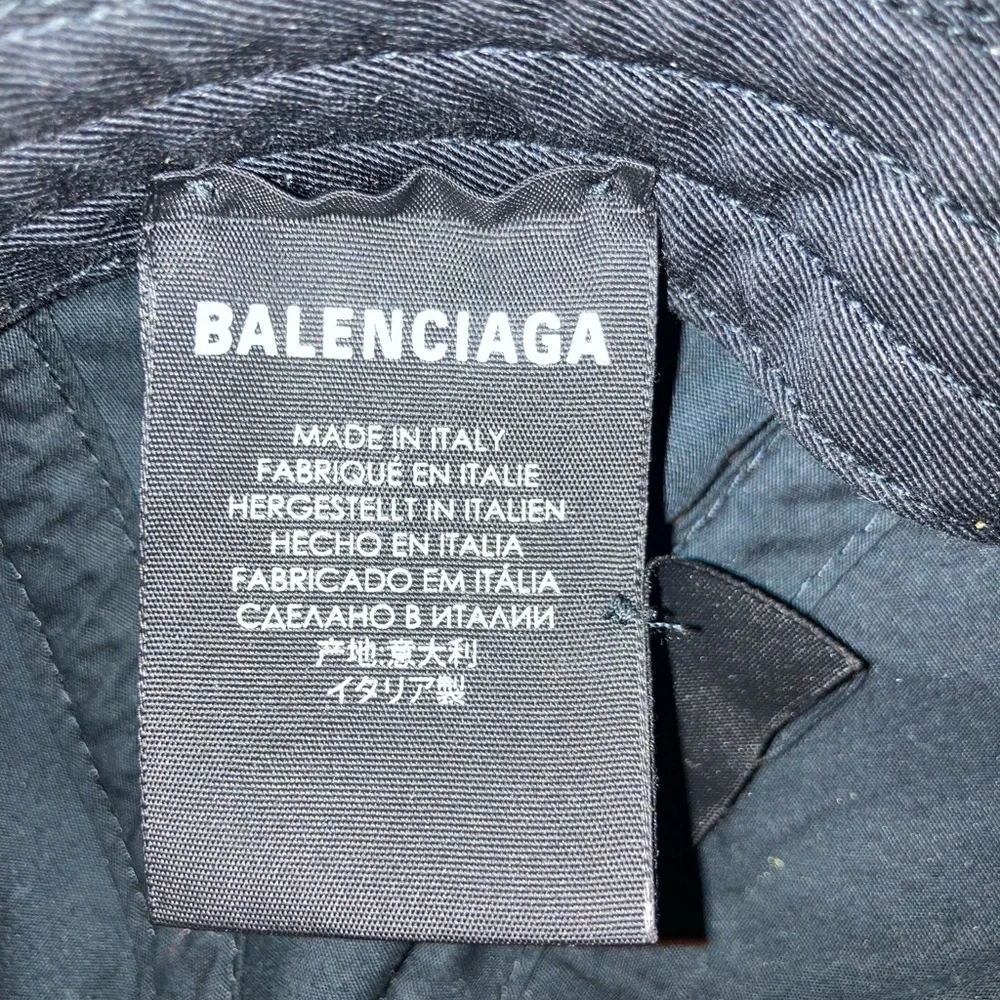 Balenciaga Logo Embroidered Baseball Cap - Picture 3 of 4
